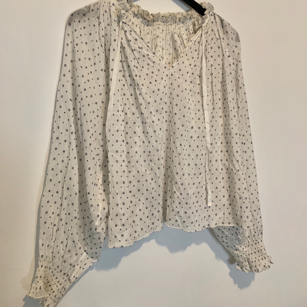 ULLA JOHNSON PEASANT TOP - SM